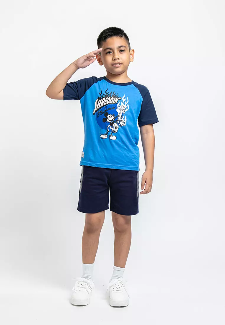 Forest Kids Unisex Cotton Terry Boy Girl Short Pants Kids  - FK6504 - 33Navy