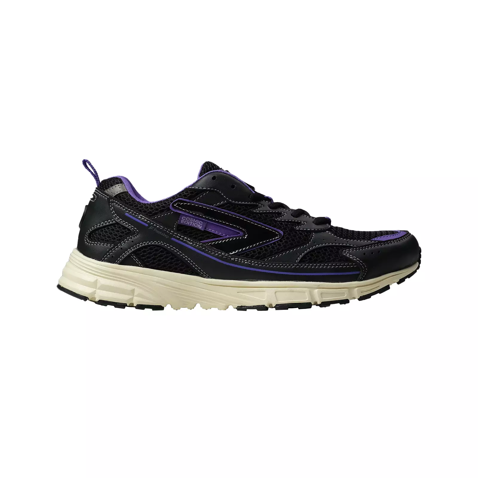 Footstep Footwear Sepatu Pria Sneakers Fletcher Black Purple Original Shoes