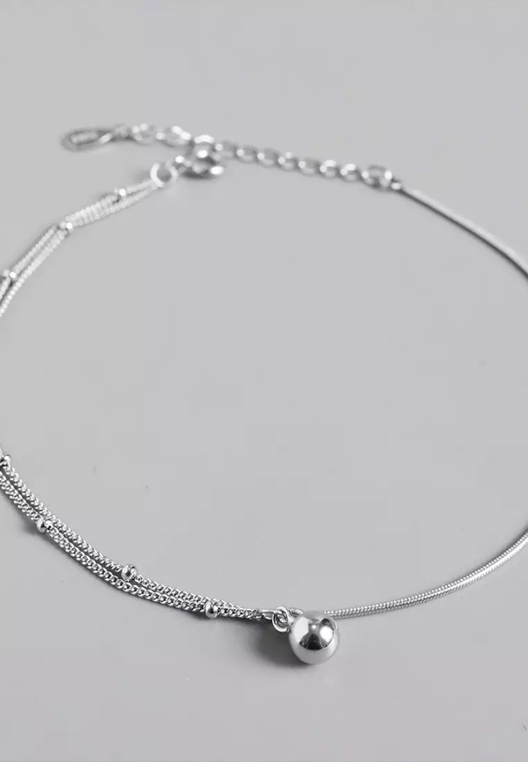 Pure silver anklets new arrivals online