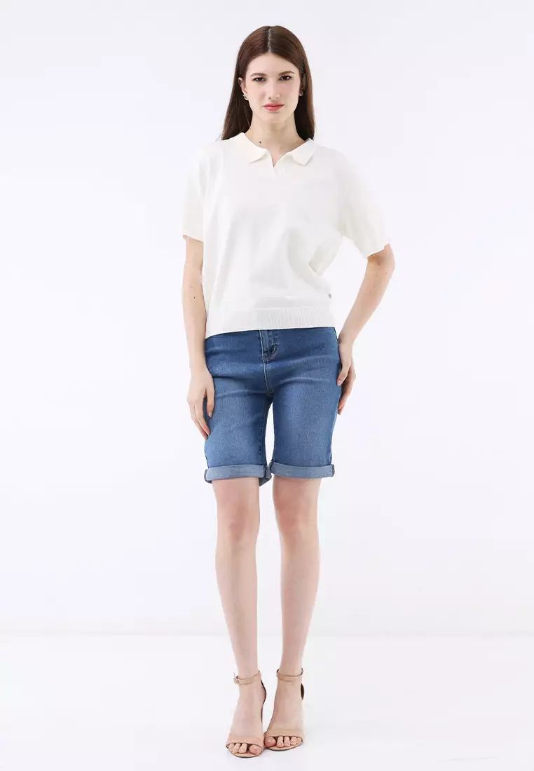 Denim Bossini Ladies Shorts Women Levi's Uniqlo G2000 Bossini Hot