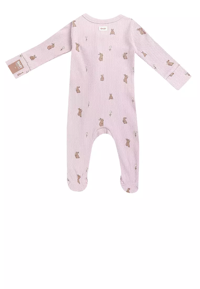 Organic Pointelle Zip Romper