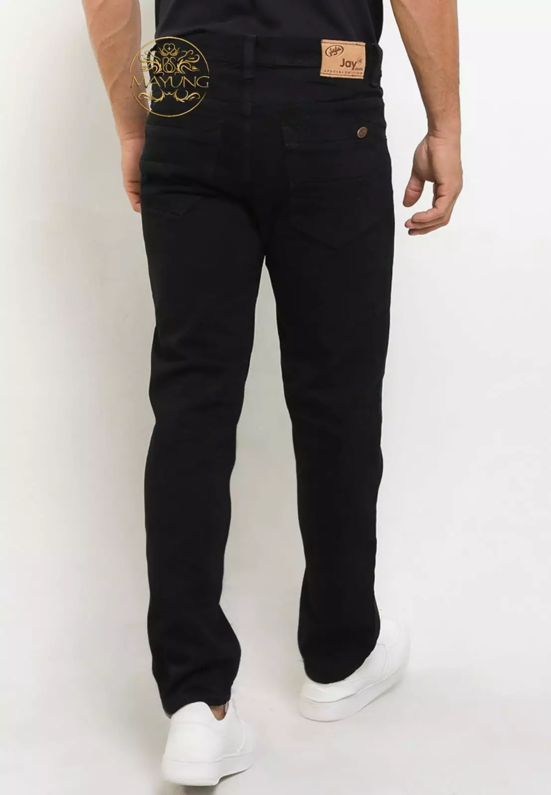Celana Jeans Panjang Pria Denim Black Reguler fit Joe