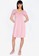 ZALORA BASICS pink Puff Sleeve Dress DF66EAA02005B4GS_4