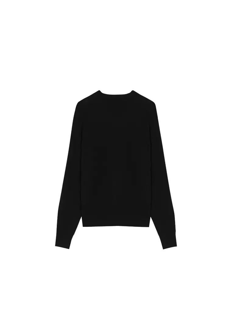 Men's Knitted Shirt in Black H25HKC361001