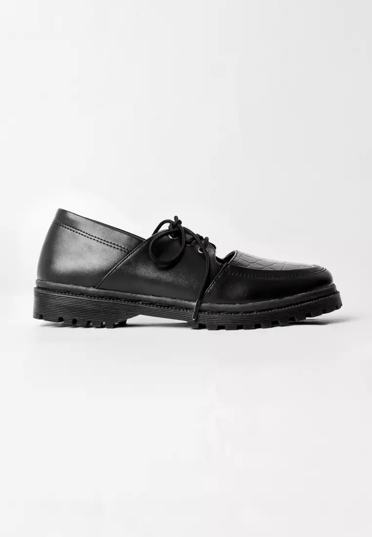 Pamole - Sepatu Loafer Wanita Bahan Kulit Sintetis - Lovi Series