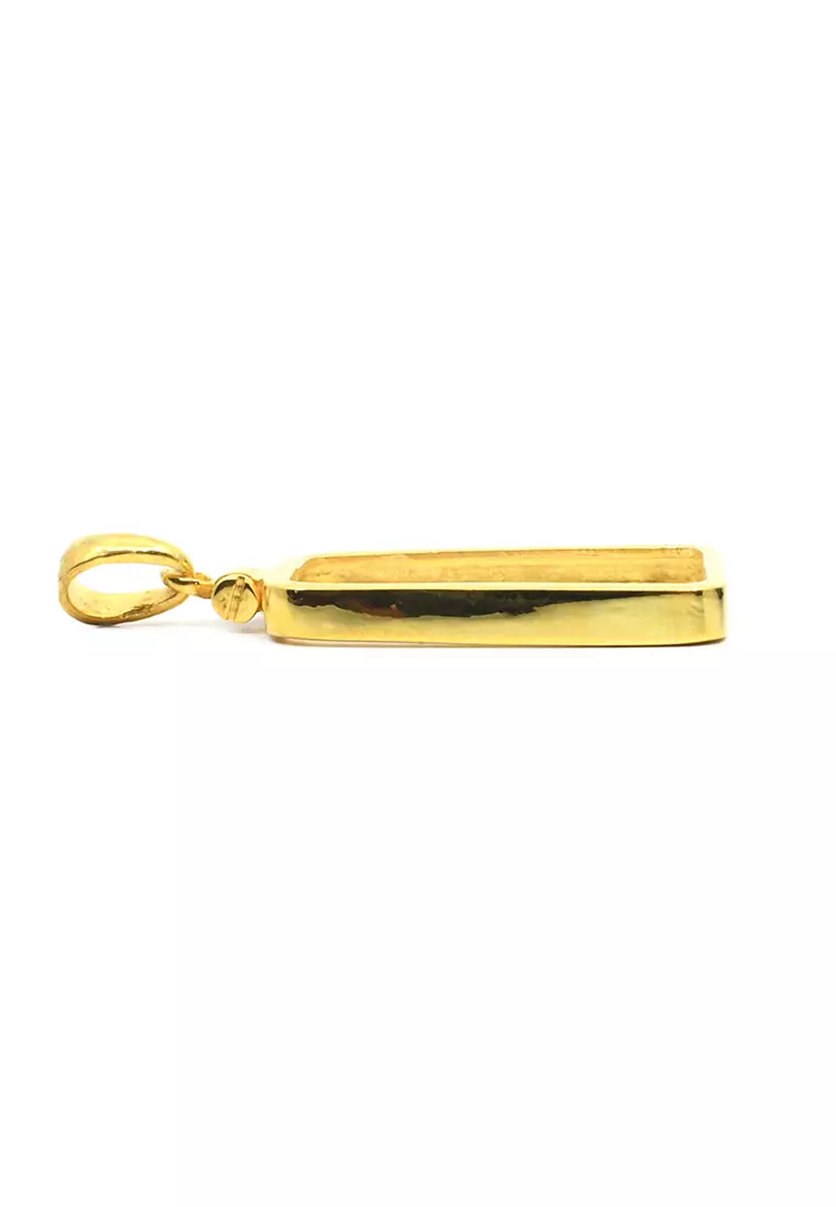 Cebuana Lhuillier  Gold Plated Frame for Gold Bar  - Pendant Frame only