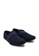 UniqTee 藍色 Classic Textile Loafers with Strap 8A318SH8D14047GS_2