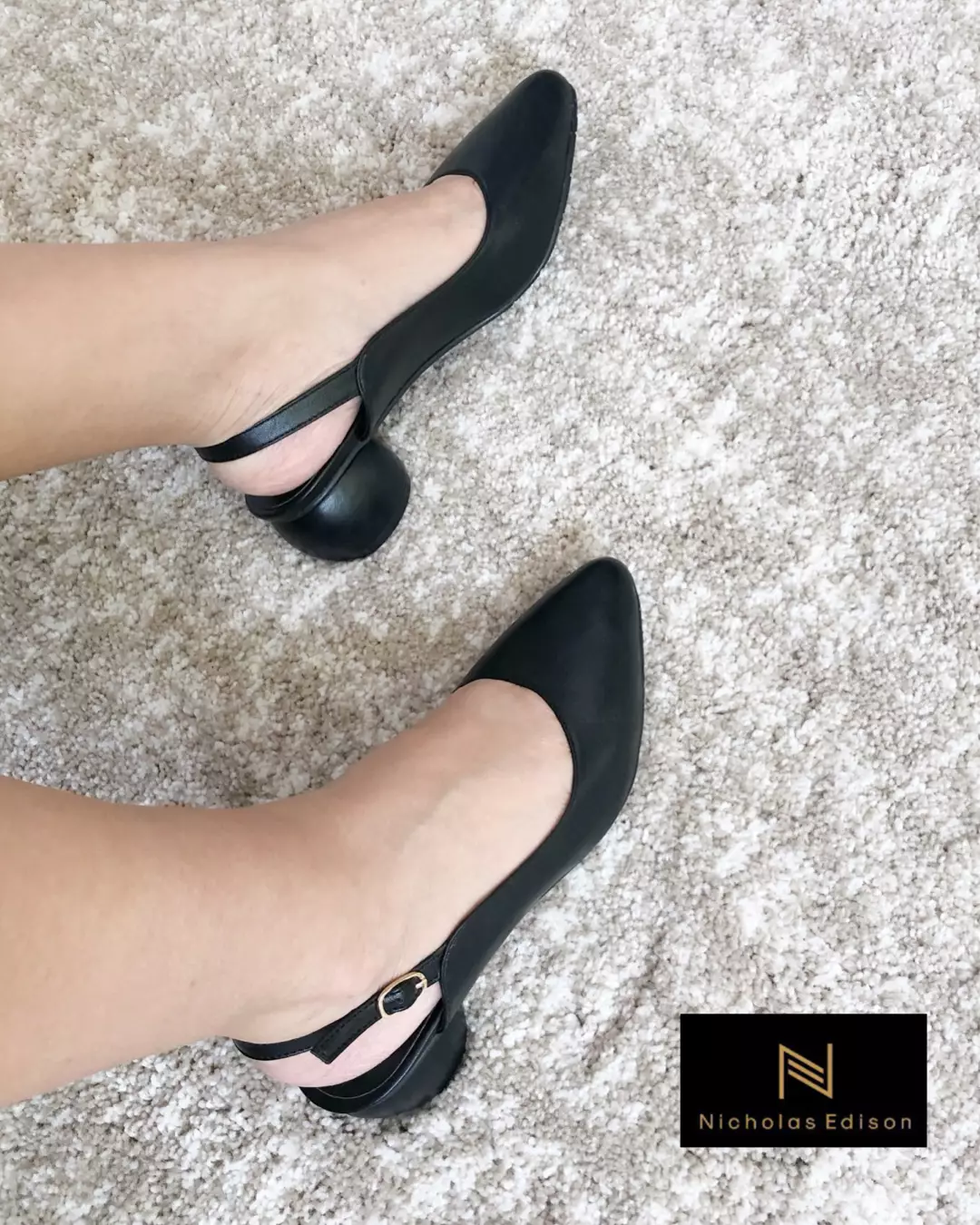 Heel Aletta Black