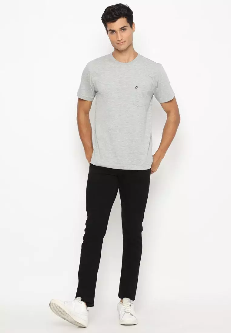 MATSUDA Kaos Polos Pocket T Shirt Cotton Nikko