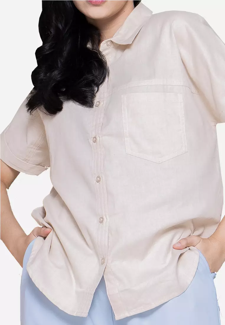 Urban Exchange Alisha Cream Shirt