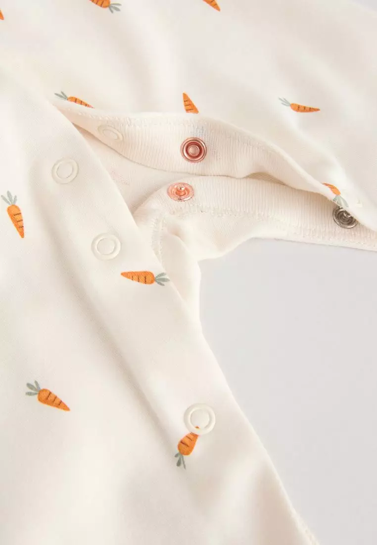 3 Pack Baby Sleepsuits
