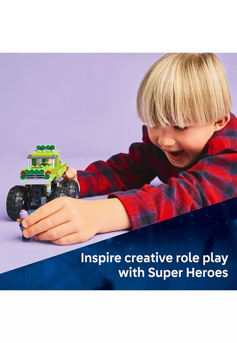 Super Heroes 76312 The Hulk Truck vs. Thanos, Age 7+, Building Blocks, 2025 (229pcs)