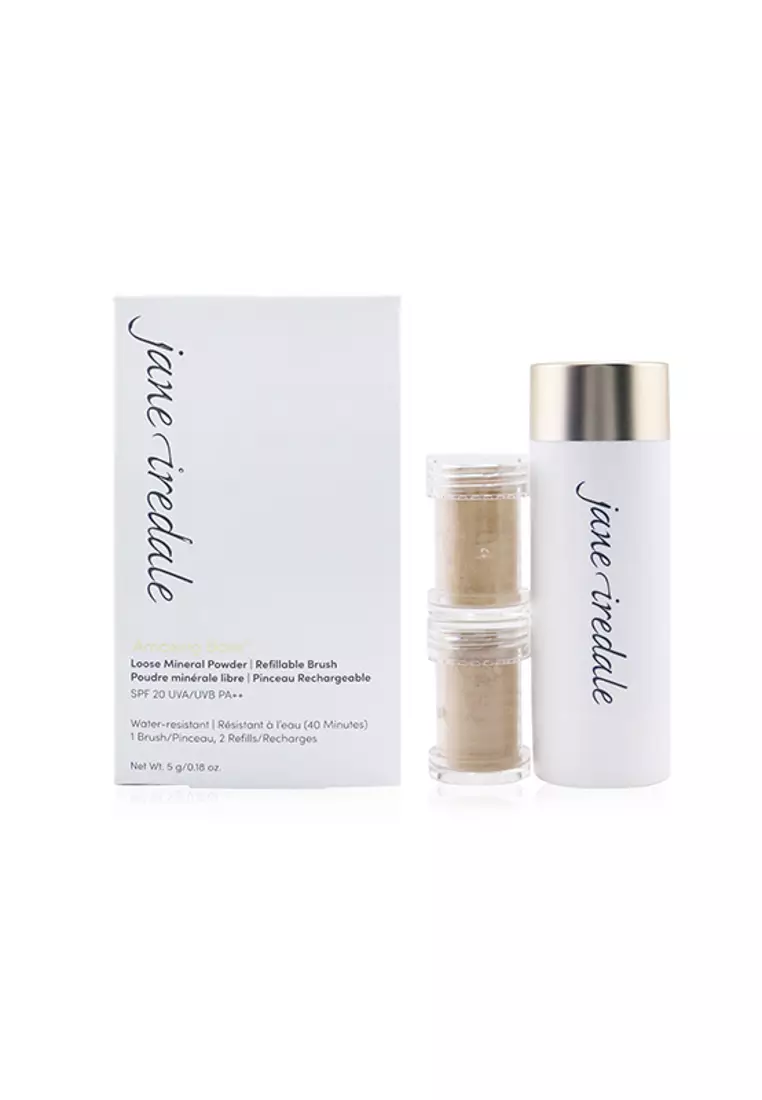 Discount on Jane Iredale  shoes - SKU: Jane Iredale - Amazing Base Loose Mineral Powder Spf 20 Refillable Brush (1x Brush, 2x Refills) - Su