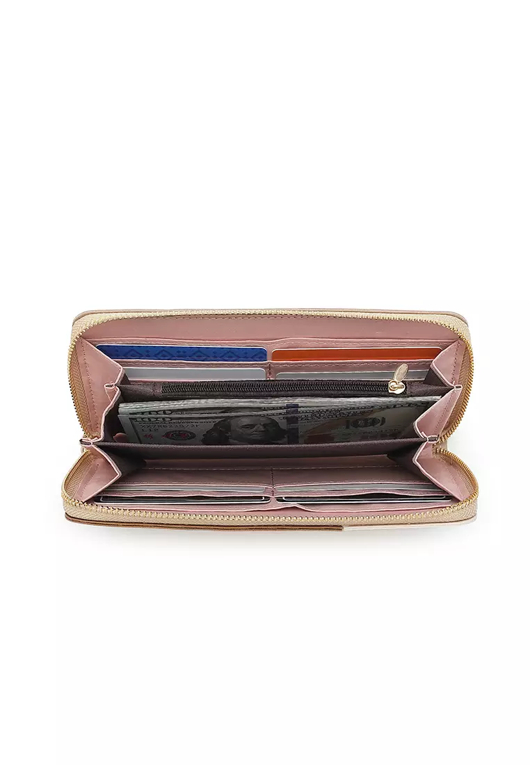 Women's Long Purse / Wallet - Apricot
