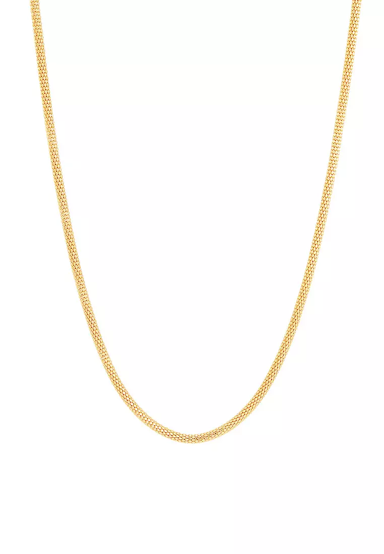 HABIB 925 Silver Necklace 036 CORB36FLD(GC)