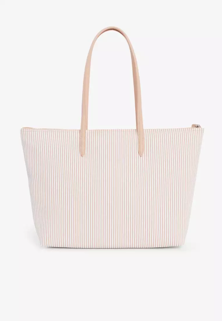 Large Striped L.12.12 Concept Tote