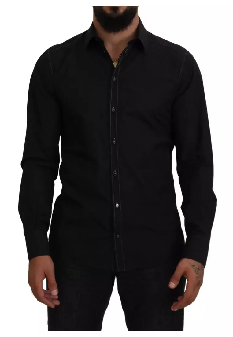 black cotton shirt