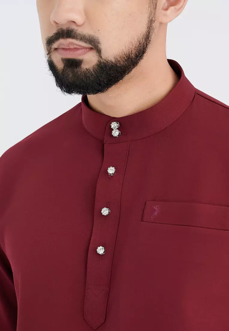 Polo Haus - Baju Melayu Cekak Musang Slim Fit 9514P-0003