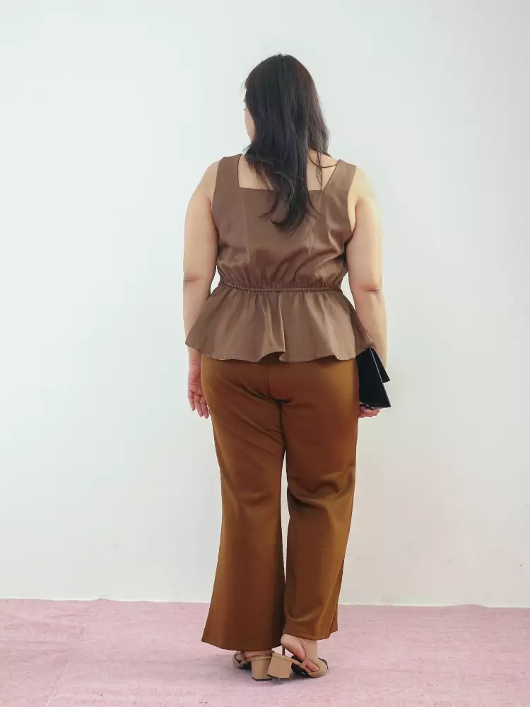 xtramiles Ladies pants audrey pants coffee