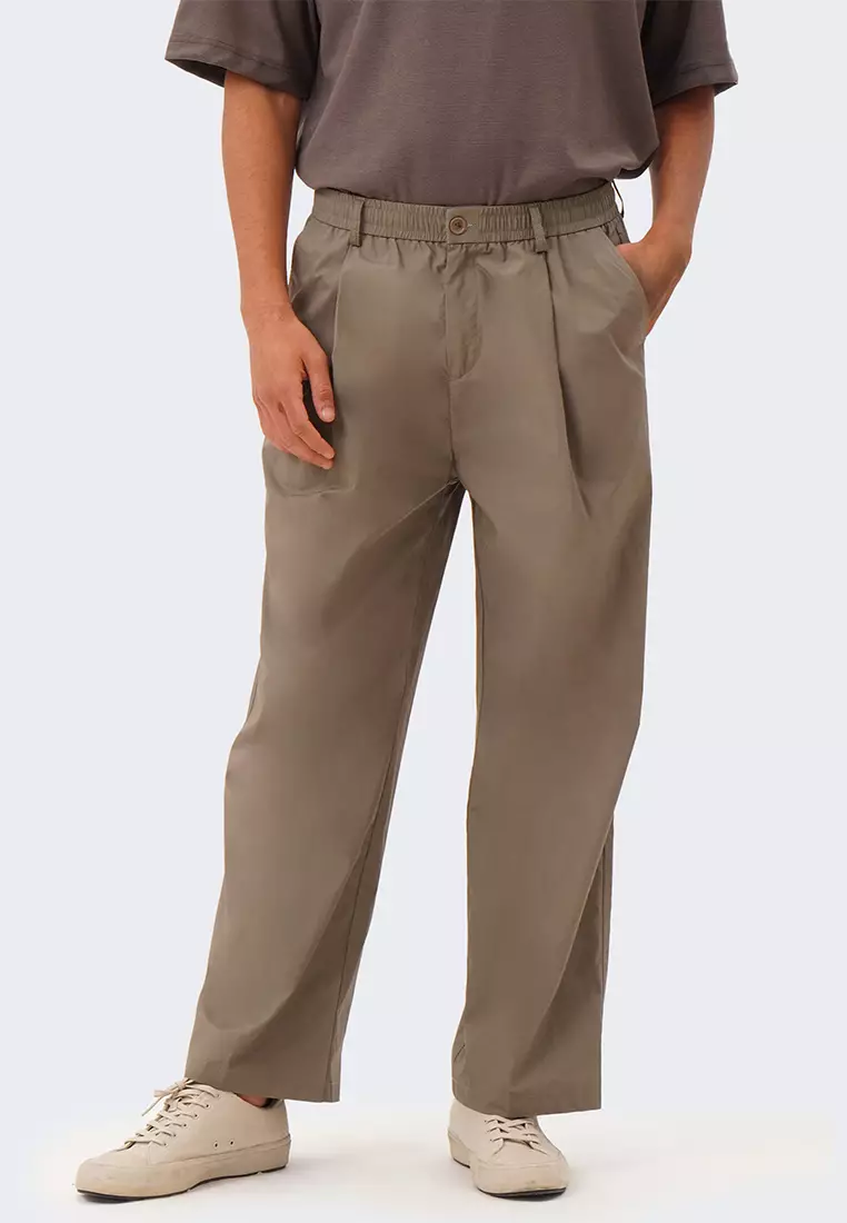 Elastic trousers mens deals