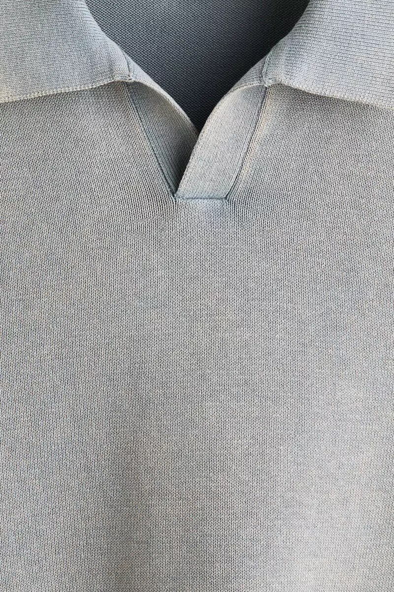 Loose Fit Knitted polo shirt