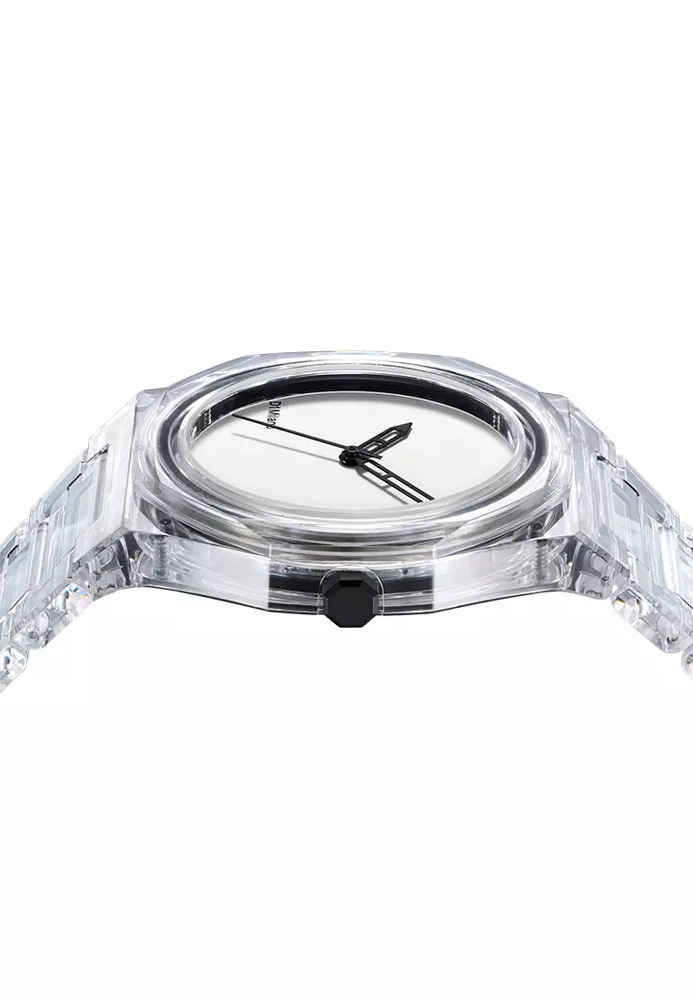 Exp_White Nylon Bracelet Watch, 39 mm