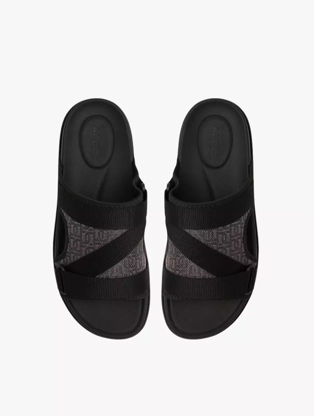 ALDO Deniels Men's Flat Sandals - Open Black