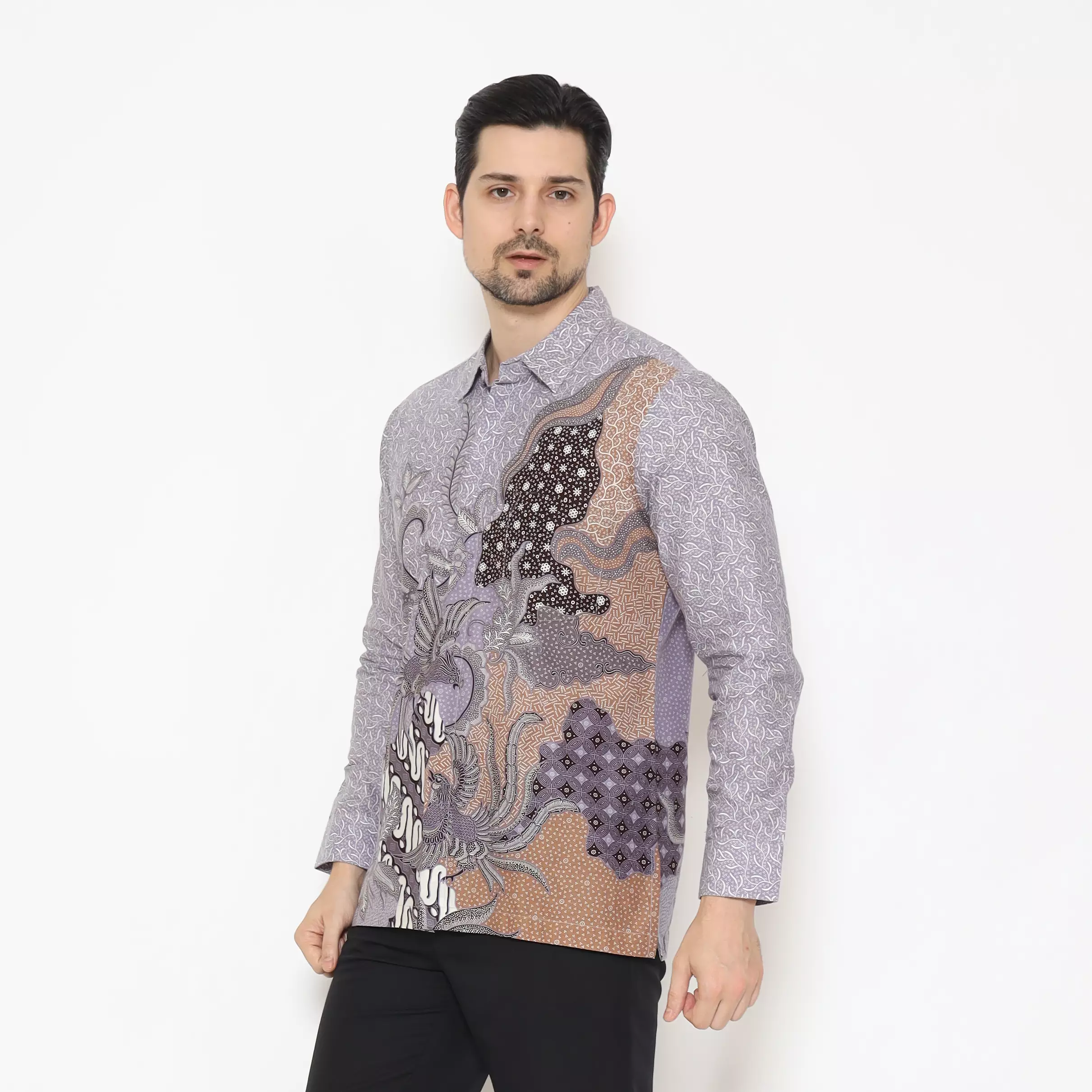 Kemeja Batik Pria - Bhatara Batik Tirta - Atasan Kemeja Batik Lengan Panjang