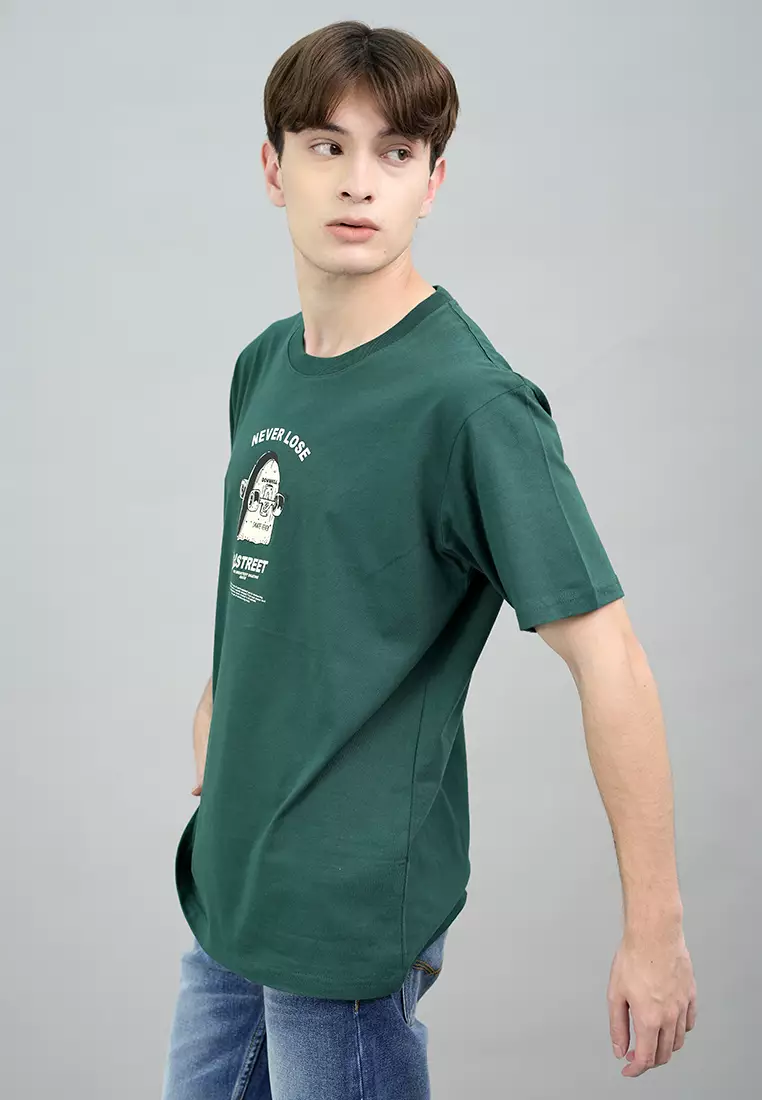 LGS Street - Kaos - Streetwear - Hijau - Unisex - ST.30.H094.032.C