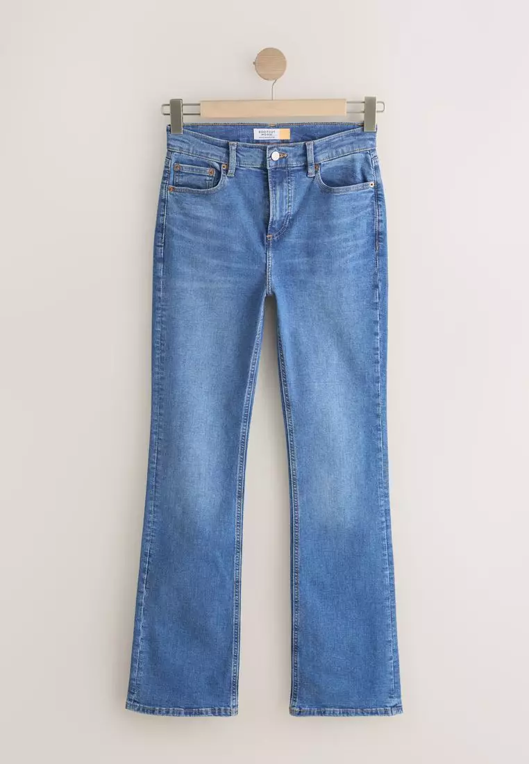 Mid Rise Stretch Bootcut Jeans