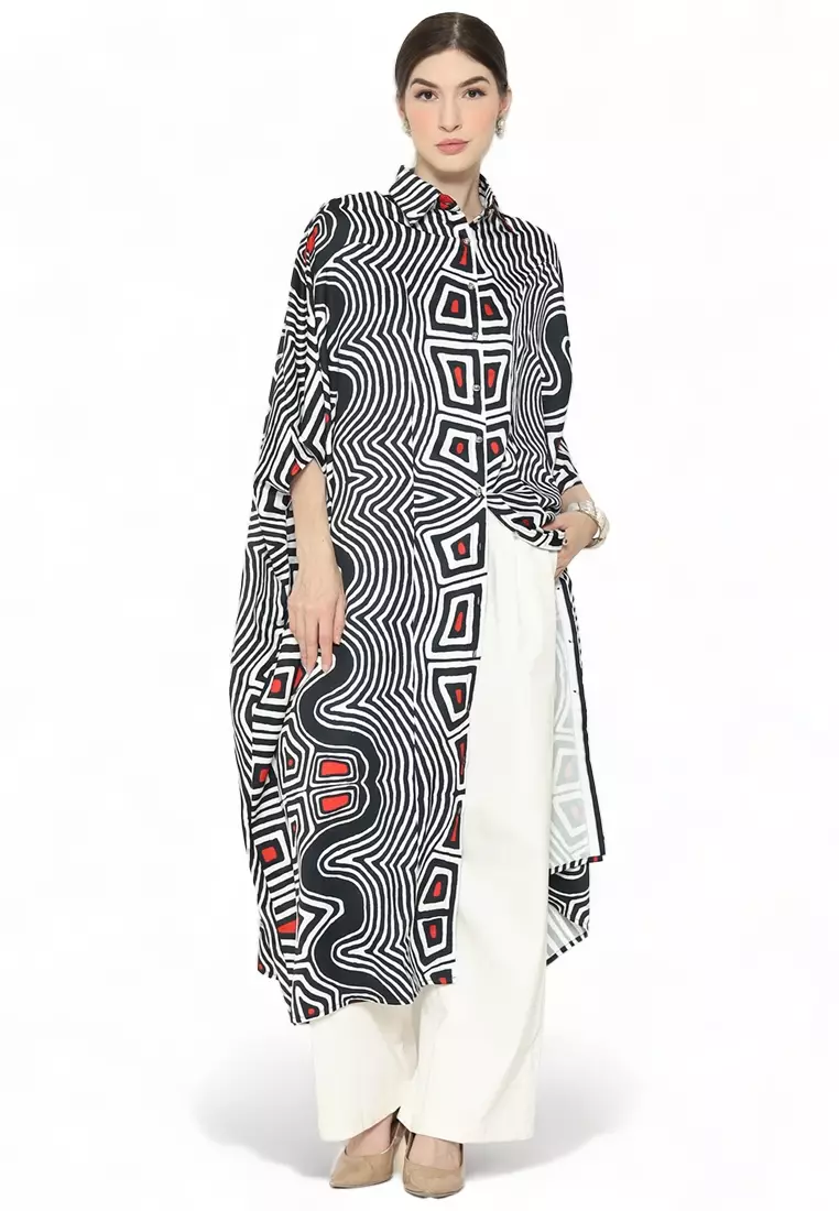 Kanzi Collared Kaftan