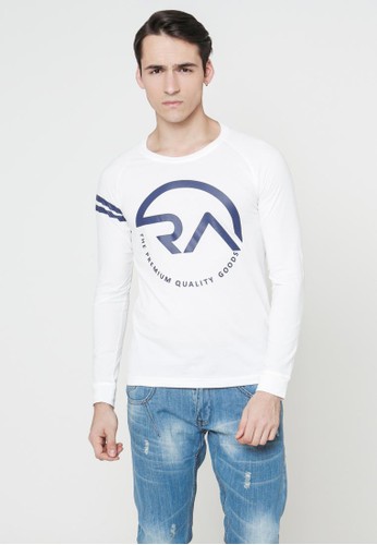 RA Jeans Premium Logo Tee - Putih