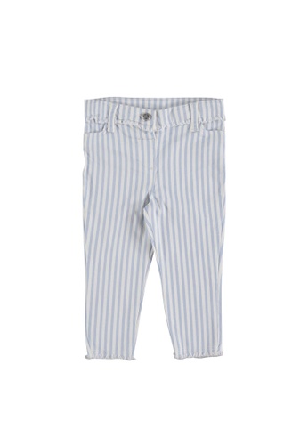 LC Waikiki blue Baby Girl's Striped Trousers 85BBBKAE24E68BGS_1
