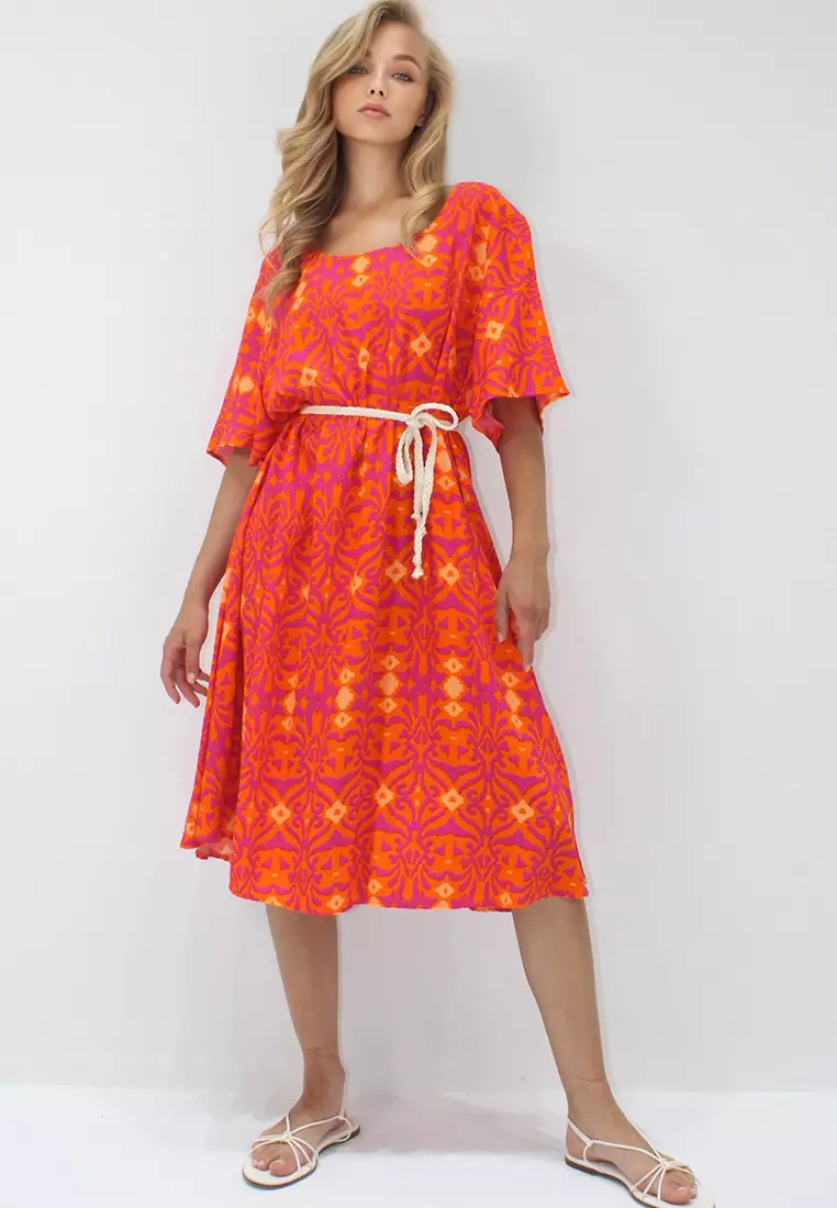 Viscose Midi Dress