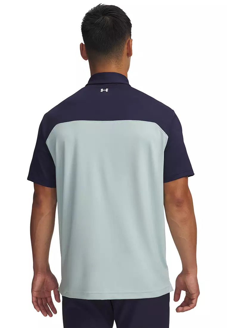 Tee To Green Colorblock Men's Polo Shirt