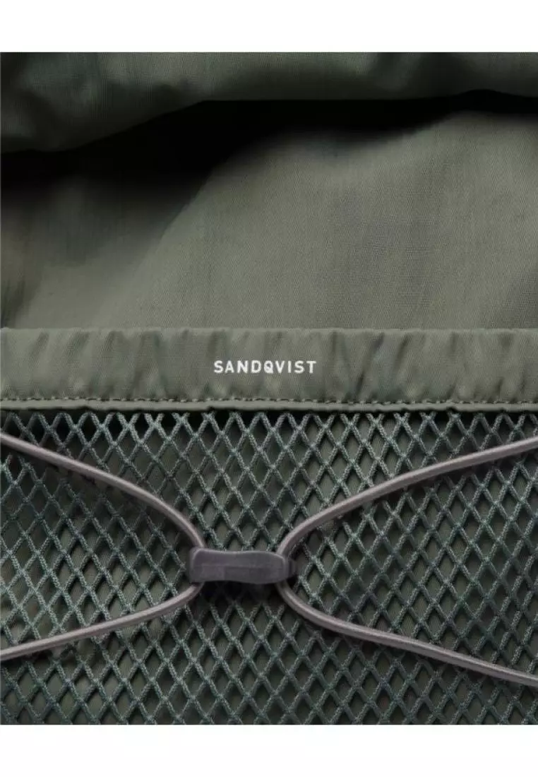 Sandqvist Louie Backpack - Multi Lichen Green