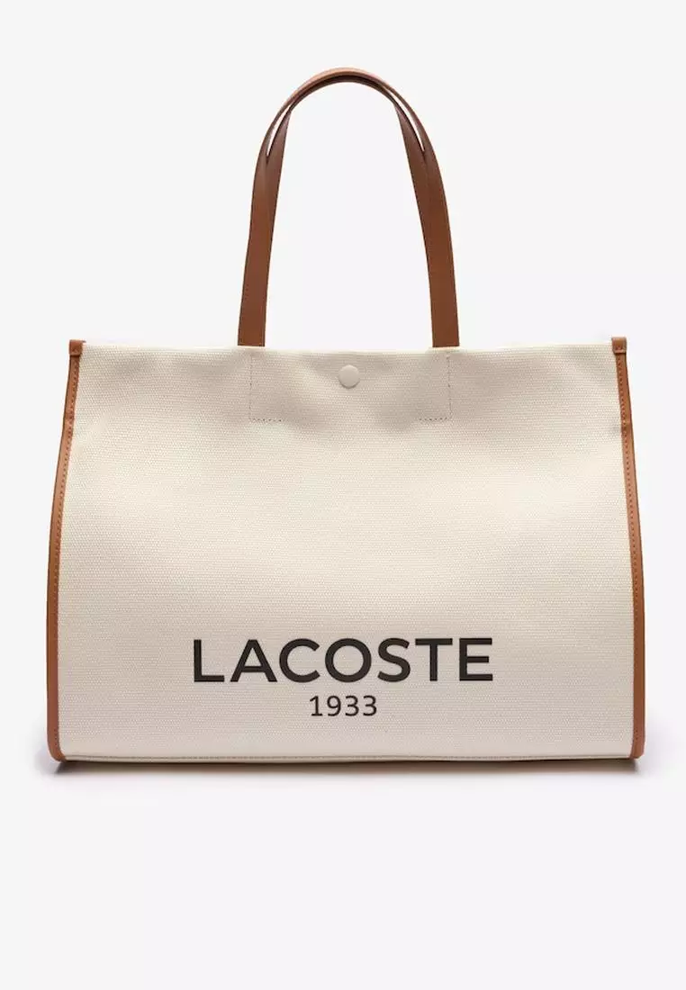 Buy Lacoste Textile Tote Bag 2025 Online | ZALORA