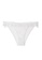 6IXTY8IGHT white Kristen Solid, Ruffle Mesh Waist All-over Lace & Mesh Low-rise Bikini Briefs PT09372 A3FBCUSE683538GS_4