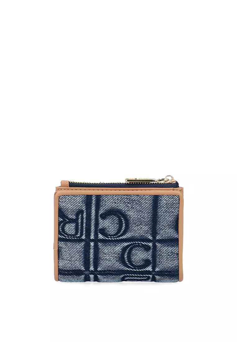 Carlo GEO Denim Short Wallet - Dark Blue