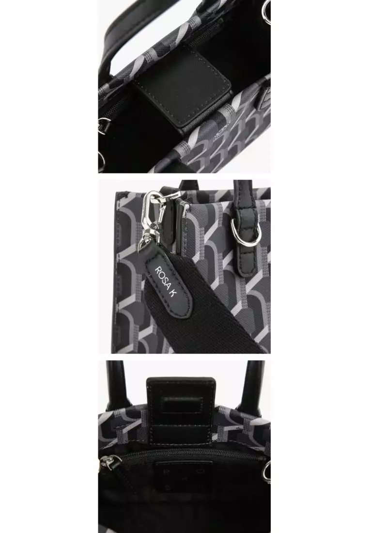 Jual ROSA.K Cabas Monogram Day Tote Secret Black SS Original