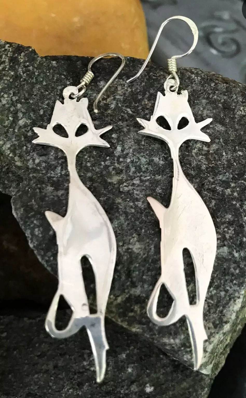 Aksesoris Wanita Cat Style Earring Anting Wanita Silver