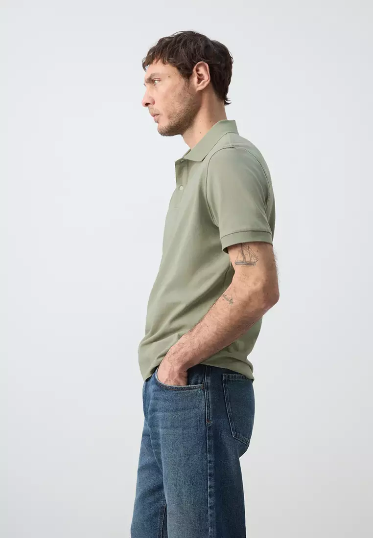 Regular-Fit Cotton Piqué Polo Shirt