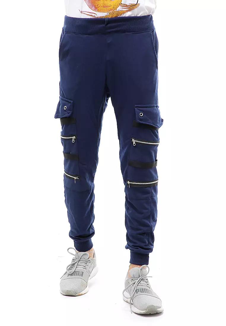 Jual Hamlin Locko Long Pants Celana Jogger Pria Zipper Design