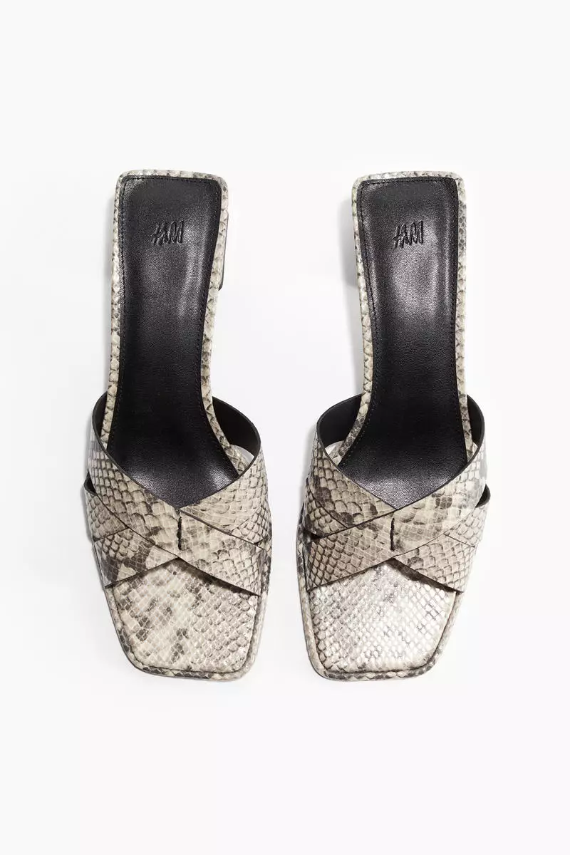 Block-heeled sandals