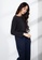 Origin by Zalora black Rib Long Sleeve Top made from Tencel 5BB02AAD7AED62GS_1