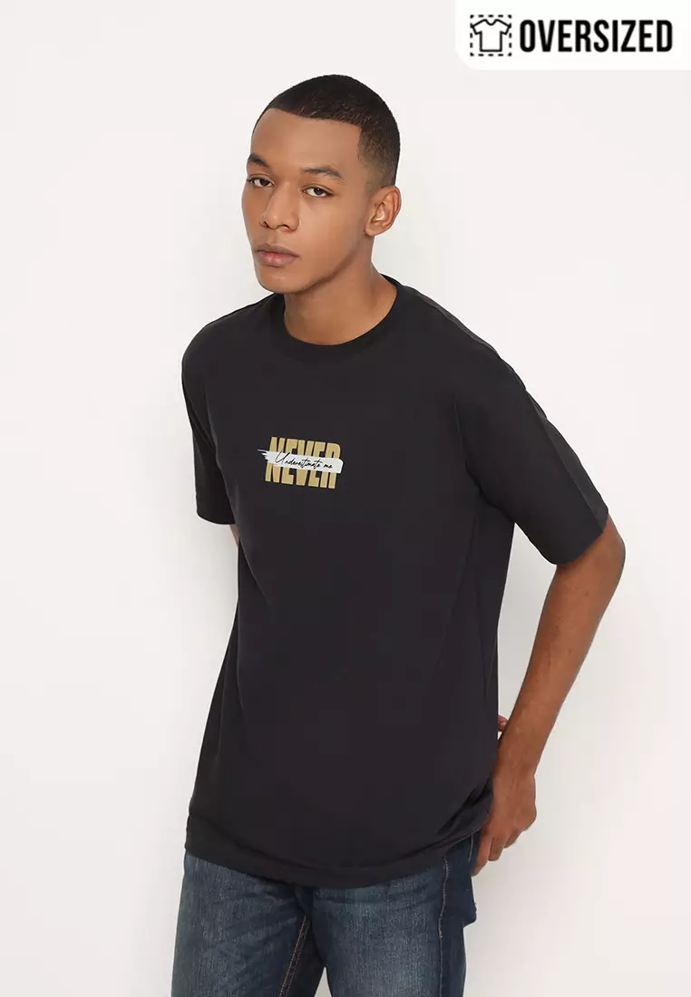 RBJ T-Shirt Cotton Oversized Pria 2079230311