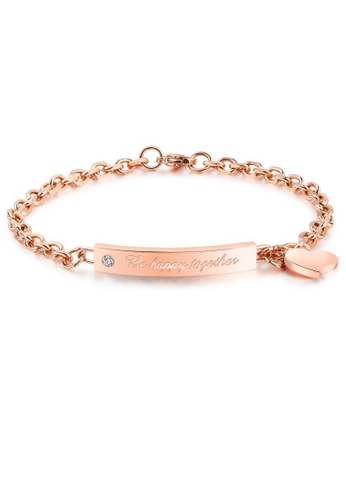 Air Jewellery gold Luxurious Love  Bracelet In Rose Gold 3BC25AC3A4304CGS_1