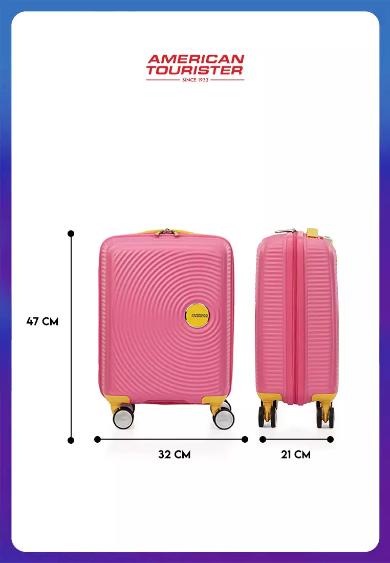 American Tourister Koper Hardcase Little Curio 17 AM Pink/Yellow