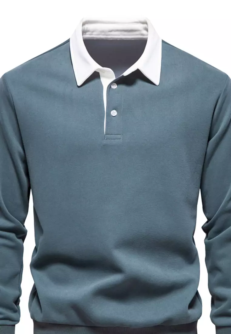 Casual Long Sleeve Polo Shirt AX-HD05