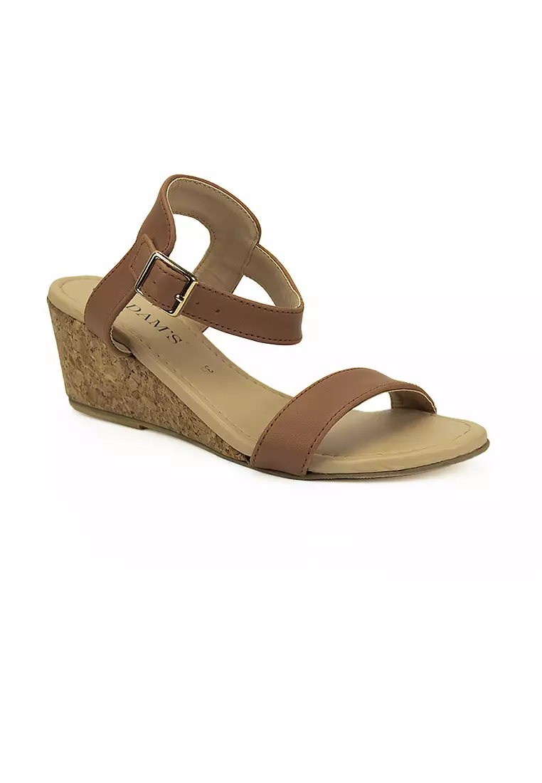 Discount on Cardam's Lifestyle  shoes - SKU: Eclb Rss 00137 Camel Wedge Sandals